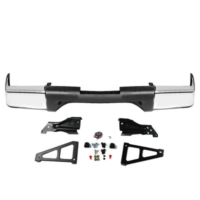 CHROM STOßSTANGE HINTEN MONTAGE FÜR CHEVROLET SILVERADO GMC SIERRA 1500 2007-13
