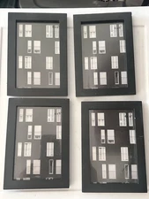 4 4" x 6" Thin Single Picture Frames Black Picture Frames made by design