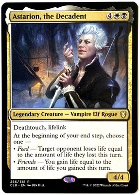 MTG Astarion, the Decadent Commander Legends Baldur's Gate 265 NM pack fresh edh