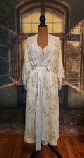 Vintage Val Mode Floral Peignoir Robe and Two Nightgown Set