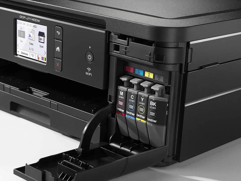 Brother DCP-J1140DW 3-in-1 Colour Inkjet Multifunction A4 Wi-FI Mini Ess - Image 4 of 4