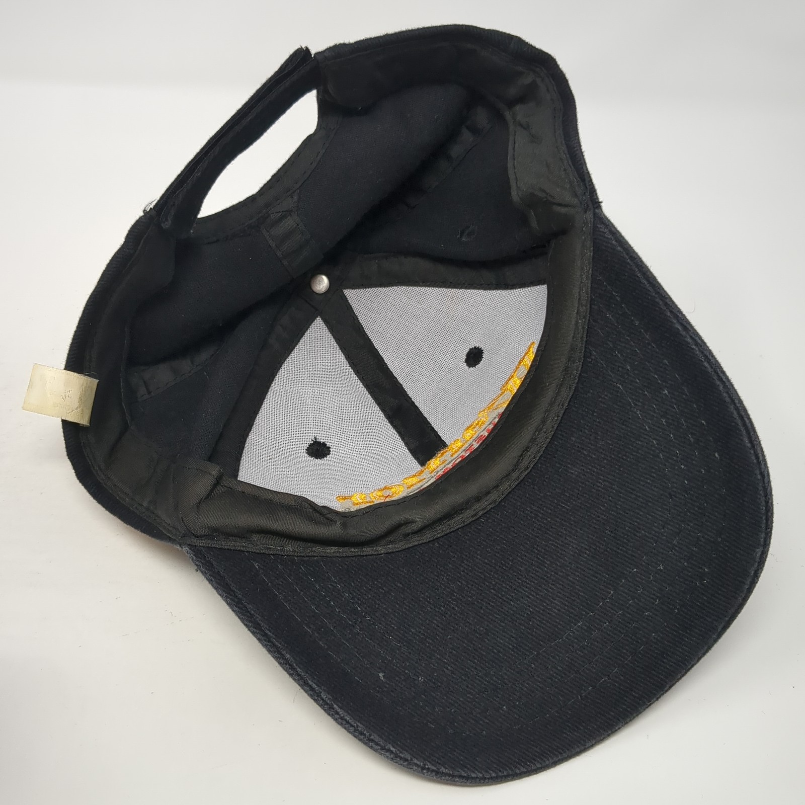 Warrior Custom Golf Strapback Baseball Cap Black … - image 7