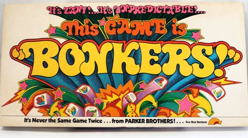 Parker Brothers Bonkers Board Game 1978 Vintage Complete
