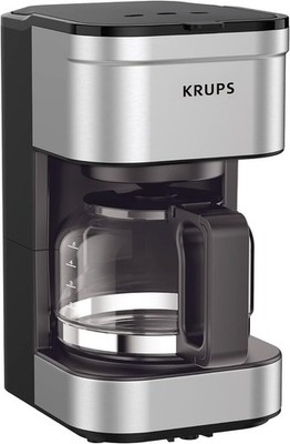 KRUPS Simply Brew Compact 5 Cup Coffee Maker Stainless Steel
