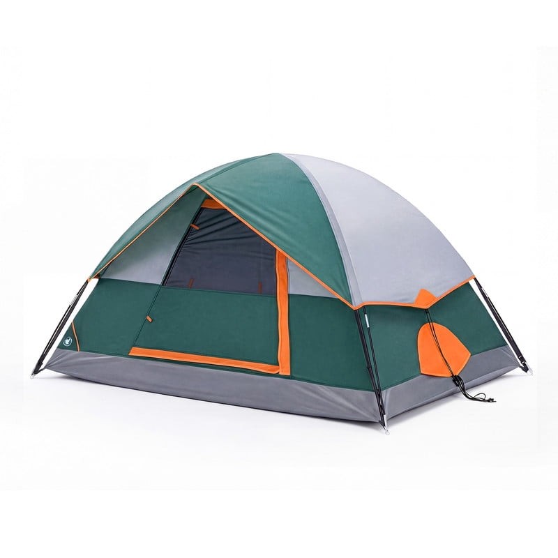 2 Person Waterproof Camping Tent with Rainfly, Easy Setup Dome Tent