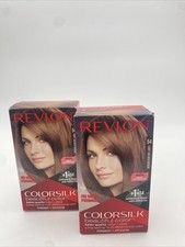 2 pack Revlon Colorsilk Permanent Hair Color 54 Light Golden Brown
