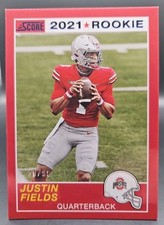 2021 Panini Chronicles Draft Picks Score Justin Fields Retro Red 30/99 RC OSU