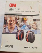 Cache-oreilles montés chapeau rigide 3M H10PE3 Peltor Optime 105, conservation auditive