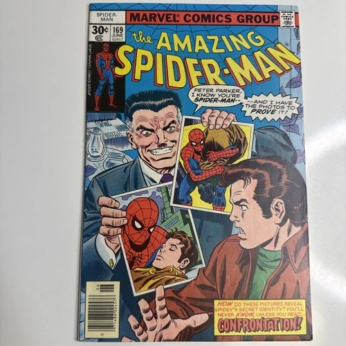 Amazing Spider-Man #169 | VF | Frank Miller Fan Mail Letter | Marvel Comics 1977