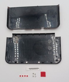 New Nintendo 3ds Xl LL Monster Hunter X Replacement Outside Shells+Rubbers+Label
