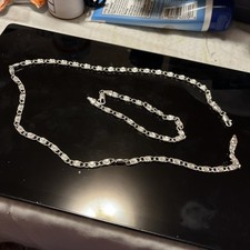 Unbranded Woman  s Stainless Steel Necklace And Bracelet Set -NWOT