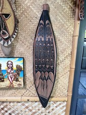 New 3’ PNG Style Shield Tiki bar Decor Oceanic P2