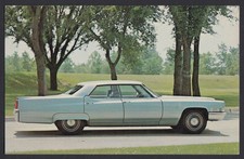 1969 Cadillac Sedan De Ville 4-dr Ht Dealer Advertising Postcard