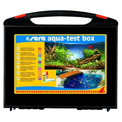 Sera Aqua Test Box (inkl. Cl) Testkoffer mit allen Wichtigen Wasserwerten