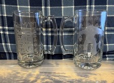 Vintage Space Invaders & Pac-Man Atari Video Games 24 Ounce Beer Steins - RARE