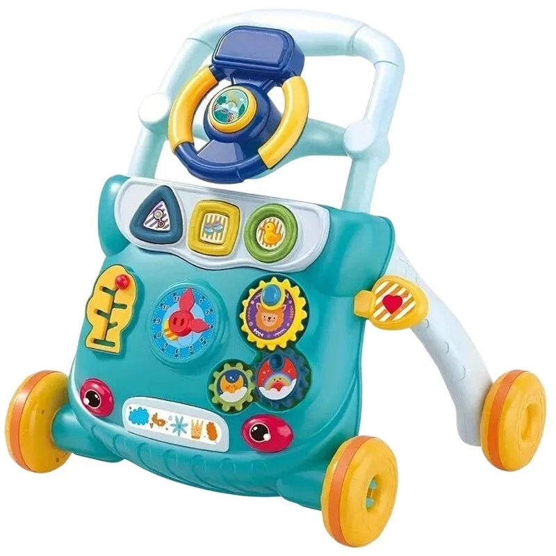 NWT ~ Baby Walker Toy with Music & Anti-Rollover Safety Steering Wheel Clock etc
Opens in a new wind