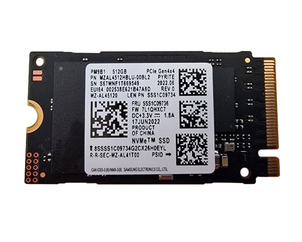 512 Gb Pcie Nvme M 2 Ssd