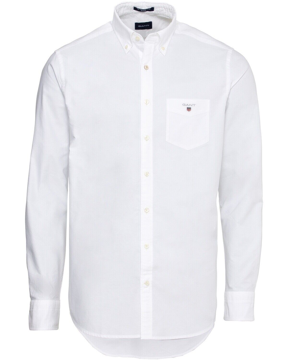 Gant Oxfordhemd Button-Down-Kragen Keine Angabe Langarm uni Herren NEU