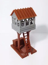 Outland Models Train Railway Layout Trackside Watch / Signal Tower HO Scale 1:87