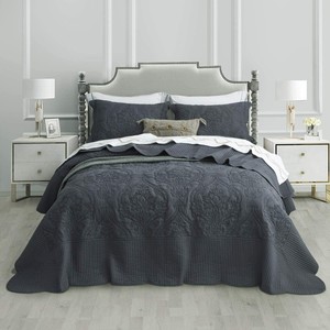 CHIXIN Oversized Bedspread Coverlet Set Dark Grey - King Size Lightweight Thin C eBay CHIXIN Oversized Bedspread Coverlet Set Dark Grey - King Size Lightweight Thin C eBay