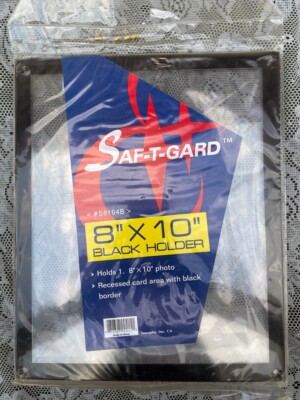 Saf-T-Gard Black 8 X 10 SCREWDOWN BLACK BORDER  