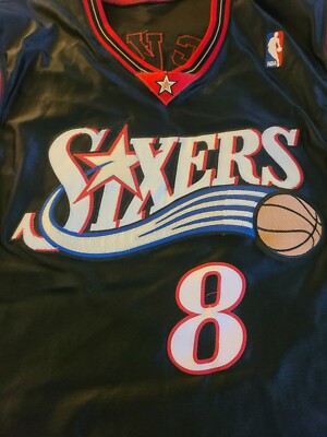 Reebok Aaron Mckie game worn used Authentic Philadelphia 76ers