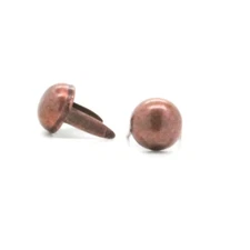 Antique Copper Round Spot 1/4" Diameter Nail Head 100 pk. NH0202A-10