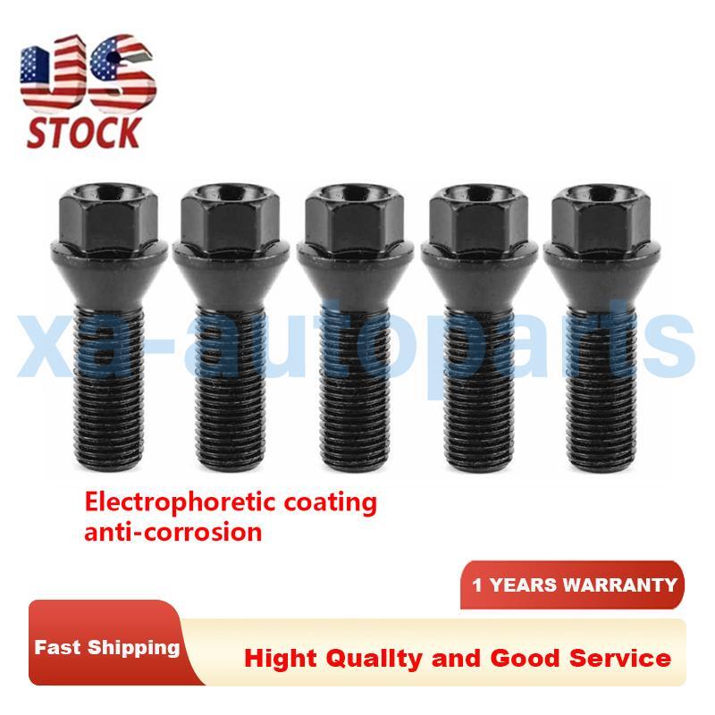 5pcs Wheel Lug Bolt 14 x1.5mm 36136781152 For BMW E66 E83 745i 745Li 750Li 760i