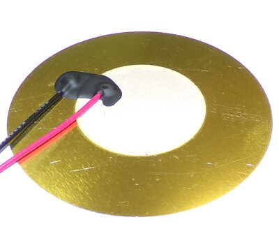 Piezokeramischer Schallwandler, Wechselspannung, 50mm,  30Vac, 0,5- 20 Hz, AS19