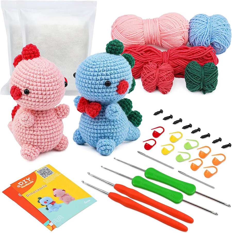 Dinosaur Crochet Kit for Beginners