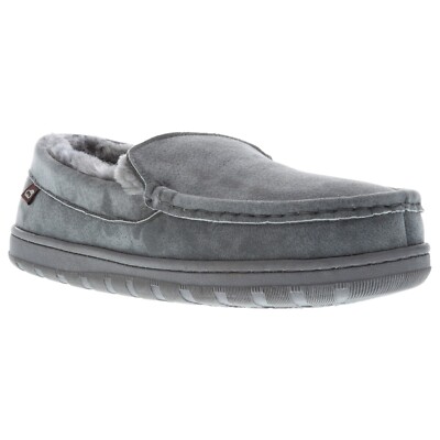 Lamo Harrison Wool Men's Slippers Charcoal - 14 Wide