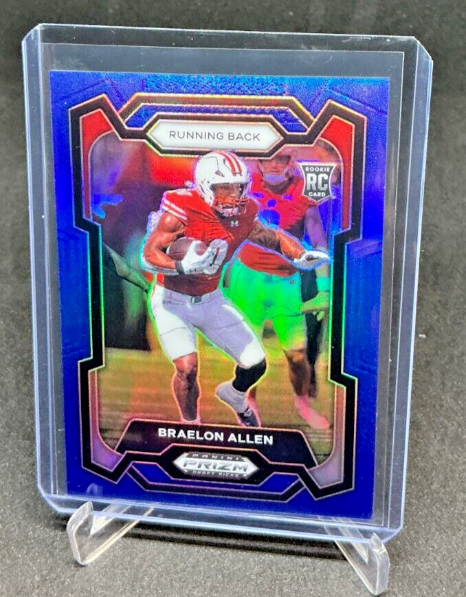 2024 Panini Prizm Draft Picks BRAELON ALLEN RC Blue Prizm 79/199 #129