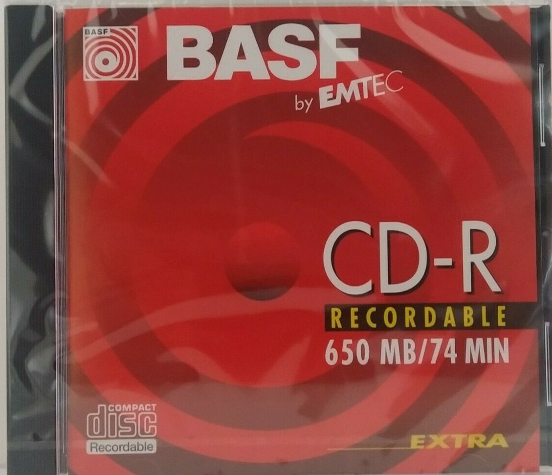 BASF EMTEC CD-R 74 MINS Audio Music CDR Blank Recordable Compact