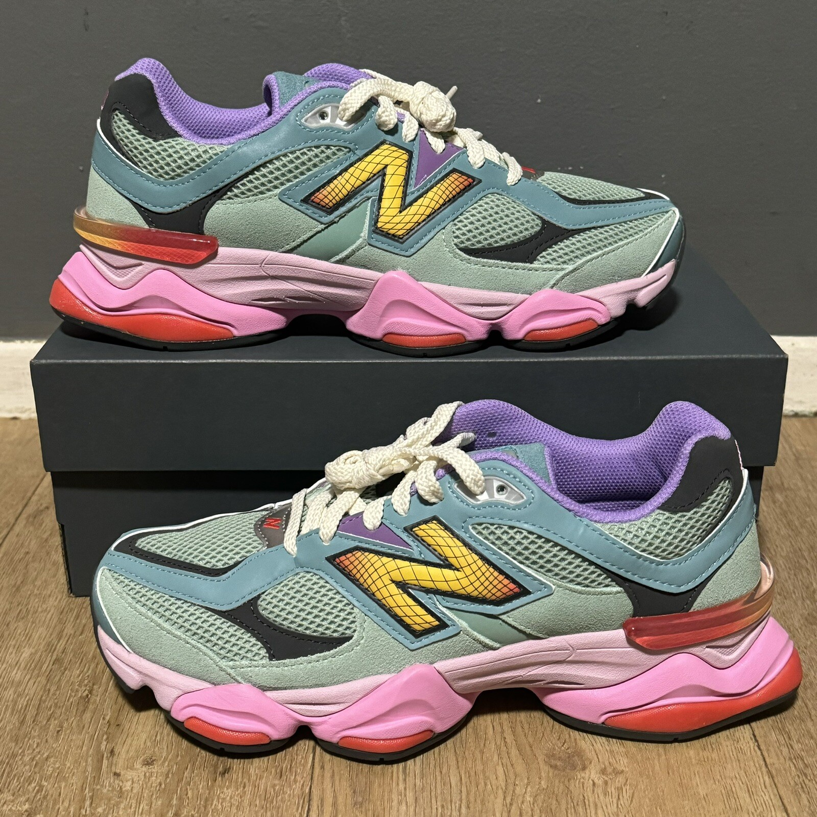 New Balance 9060 Warped Multi Color Size 10 Brand New U9060WRB