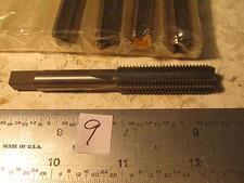 5 pc 7/16"-20 HSS GH3 4 Flute Bottom Tap New 9