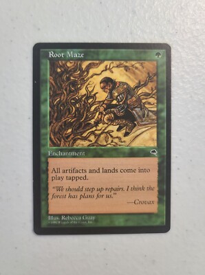 Root Maze Magic: The Gathering Tempest (1997) Rare Near Mint