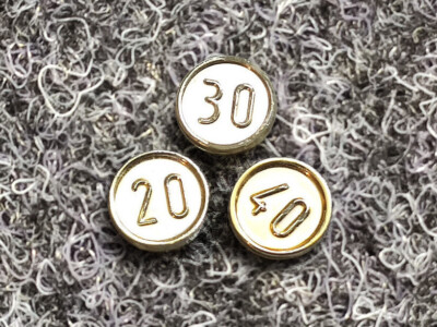 Lego 3 x 70501a 70501b 70501c 70501d gold - 3 Münzen Piraten Schatz - L1