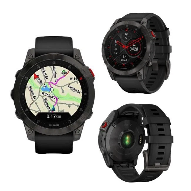 Garmin epix Gen 2 Active Smartwatch (Black Titanium) in the Fitness  Trackers department at