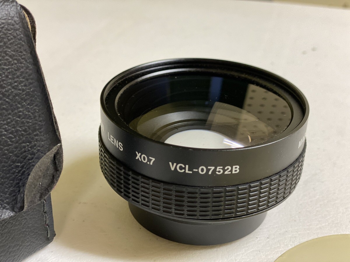 0.75× WIDE CONVERSION LENS 中古品 Vintage Sony VCL-0752B Wide Conversion Lens X0.7X | eBay