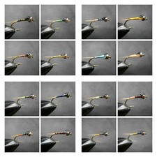 48 TUNGSTEN HEAD NYMPHS FOR FLY FISHING (16 MODELS)-SPANISH NYMPHS 73