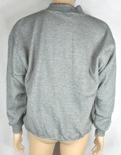 Today's News Heather Gray Polyester Blend Long Sleeve Sweatshirt Men's Large NWT - Picture 6 of 12