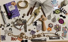 Junk Drawer Trinkets Jewelry Craft Supplies Assemblage Vintage New Lot Journal