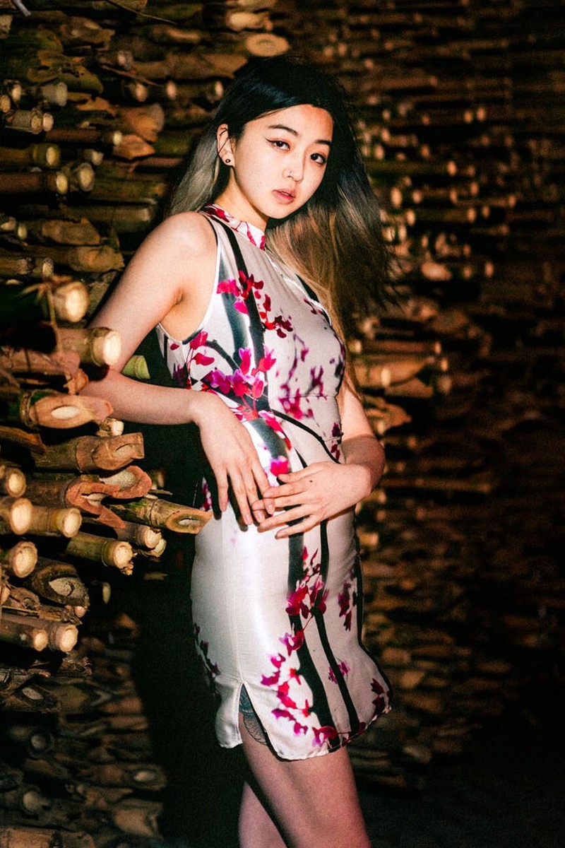 cherry blossom design dress Cherry Blossom