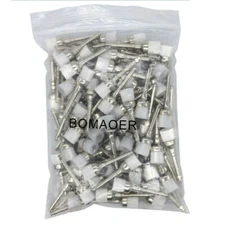100pcs/box Dental Prophy Brush White Nylon bowl Type Polishing Brush UK