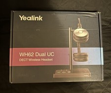 YEALINK WH62 Dual UC DECT Wireless Headset-Brand new in box