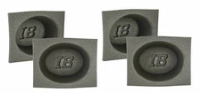 Speaker Baffle 5" x 7" 6" x 8" Foam Car Audio Black (2 pairs) 5x7