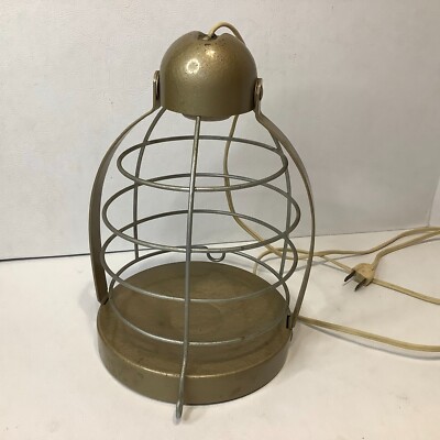 Vintage Rex- Ray X-179 Caged Cage Metal Wire Light Tested 10''x7''