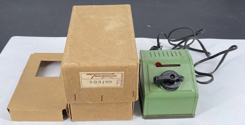 Fleischmann 503 escala HO AC/DC Power Pack transformador en caja buen estado Foto 2 de 4