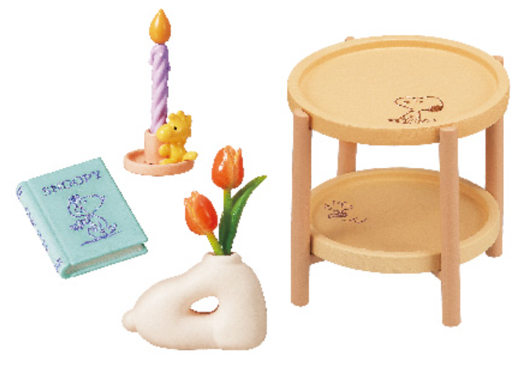 Re-Ment PEANUTS SNOOPY's COZY WEEKEND ROOM 8 type set Japan