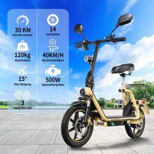 14" Mit Straßenzulassung 48V Elektro-Roller Mit Sitz TWOFISH Elektroroller …